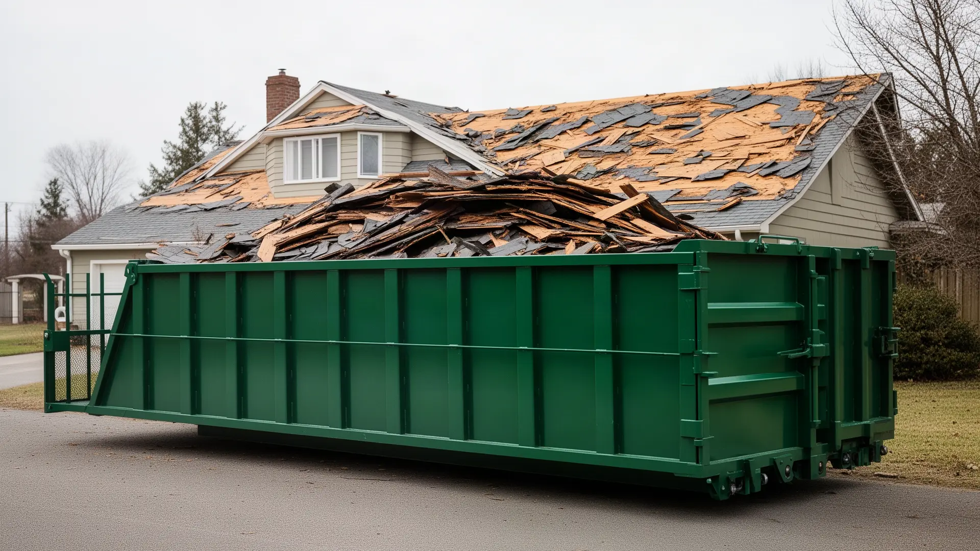 Roll-off dumpster from Bergeron & Finley Dumpster Rental in Montgomery, AL
